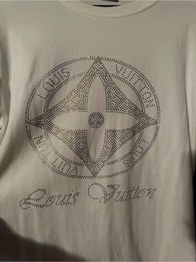 White Crystal Logo Tee